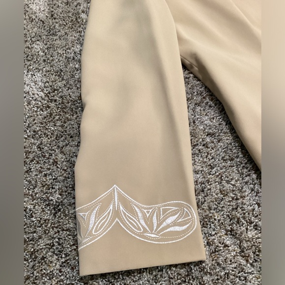 New Terramina Jacket Suit Women 2 Piece Size 14 Brown Color - Picture 10 of 15